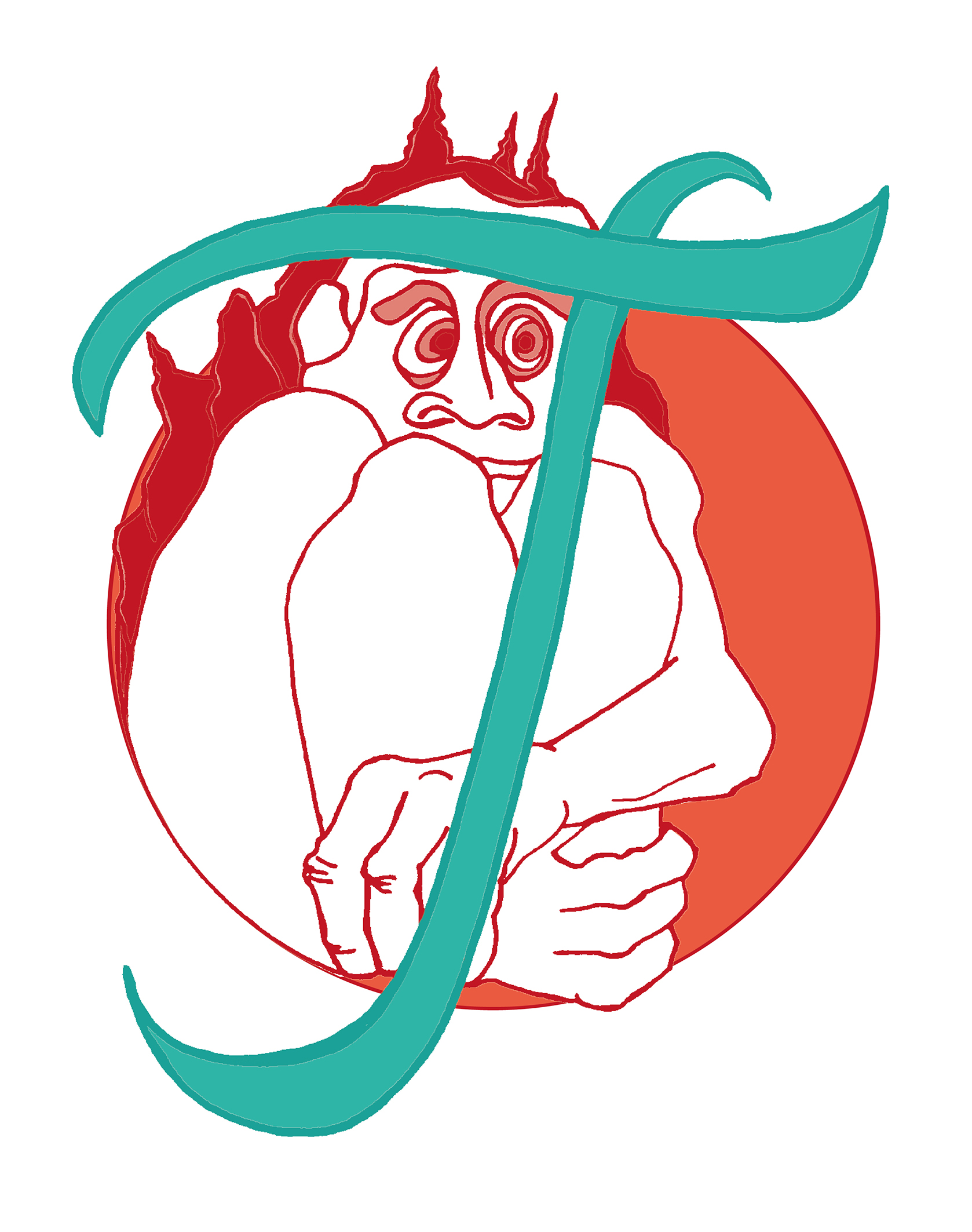 Freie Illustration: Alphabet der Fabelwesen – Stefanie Fiebrig